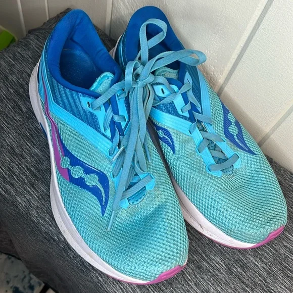 Saucony Axon Running Sneakers Women's Size 10 Blue S10657-30, Lace Up - Picture 1 of 11